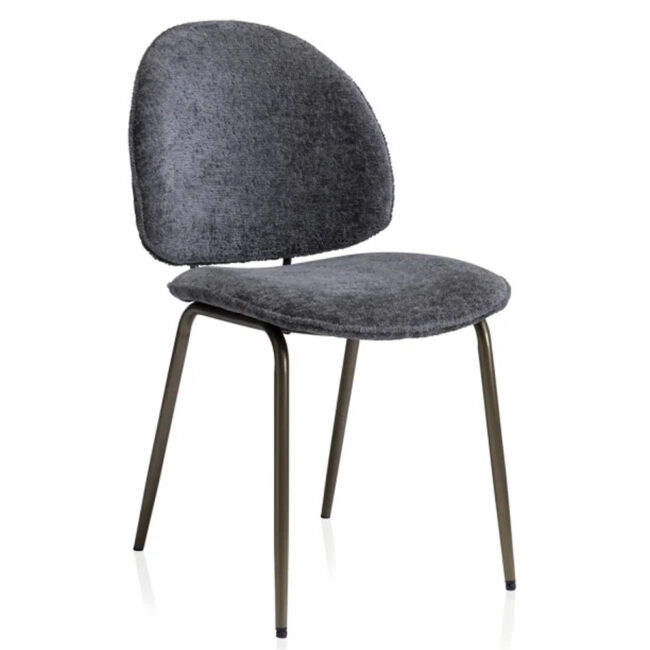 CHAIR KJEL CHAMPAGNE ANTRHACITE 48X50X85CM - Image 4