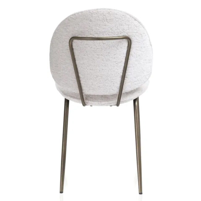 CHAIR KJE LCHAMPAGNE CREAM 48X50X85CM - Image 3