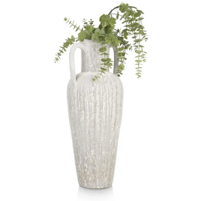 BRAGA VASE BEIGE 30X30X75CM - Image 4