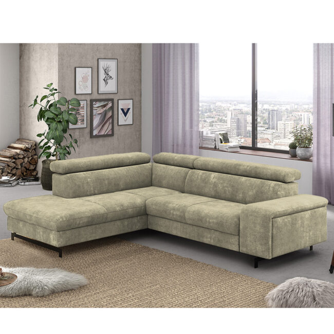 EMMA LEFT SIDE ORLANDO TAUPE 215X262X81CM - Image 3