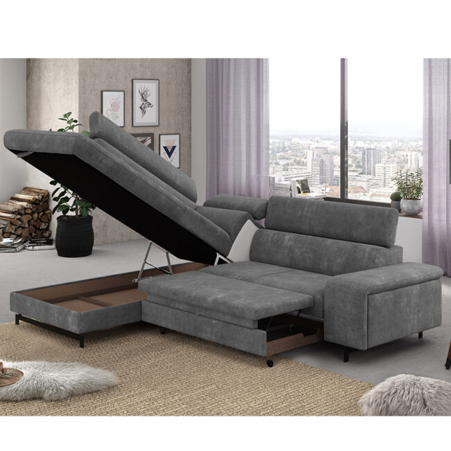 EMMA RIGHT SIDE ORLANDO TAUPE 215X262X81CM - Image 4