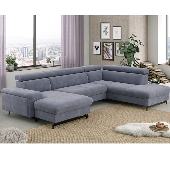 EMMA RIGHT SIDE ORLANDO TAUPE 328X215X81CM - Image 3