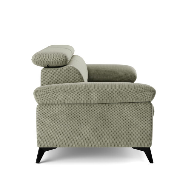 HUDSON 3 SEATER SOFA ORLANDO TAUPE 100X215X84CM - Image 3
