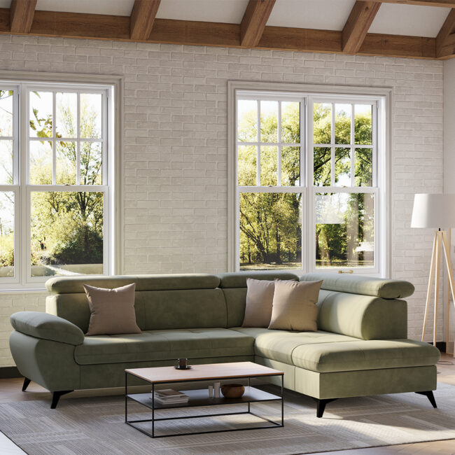 HUDSON KLEIN RIGHT SIDE ORLANDO TAUPE 207X256X84CM - Image 6