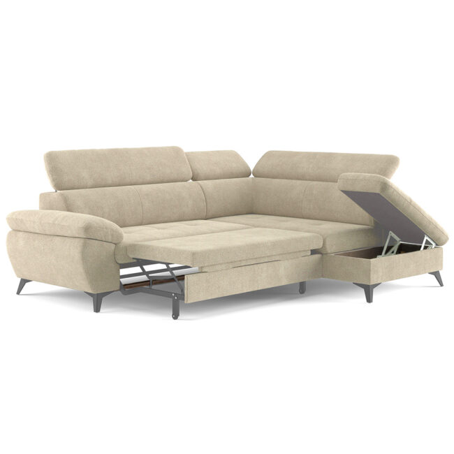 HUDSON KLEIN RIGHT SIDE ORLANDO TAUPE 207X256X84CM - Image 3