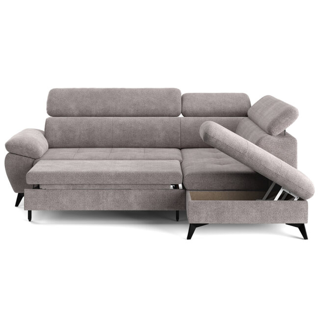 HUDSON KLEIN RIGHT SIDE ORLANDO TAUPE 207X256X84CM - Image 4