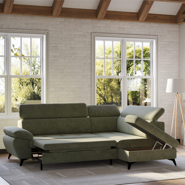 HUDSON KLEIN RIGHT SIDE ORLANDO TAUPE 207X256X84CM - Image 5