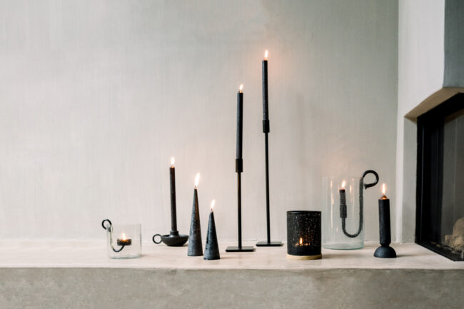 CANDLE HOLDER CLEO BLACK - Image 4