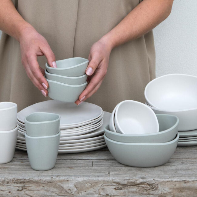 OUTDOOR BREAKFAST PLATE OWEN GREY 20X19X1.65CM - Image 3