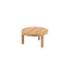 FINN COFFEE TABLE NATURAL TEAK ROUND 60X32CM