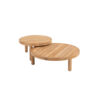 FINN COFFEE TABLE NATURAL TEAK ROUND 60X32CM - Image 2