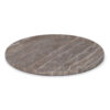 TRAY ROUND TRAVERTINE TITANIUM D40CM