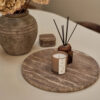 TRAY ROUND TRAVERTINE TITANIUM D40CM - Image 3