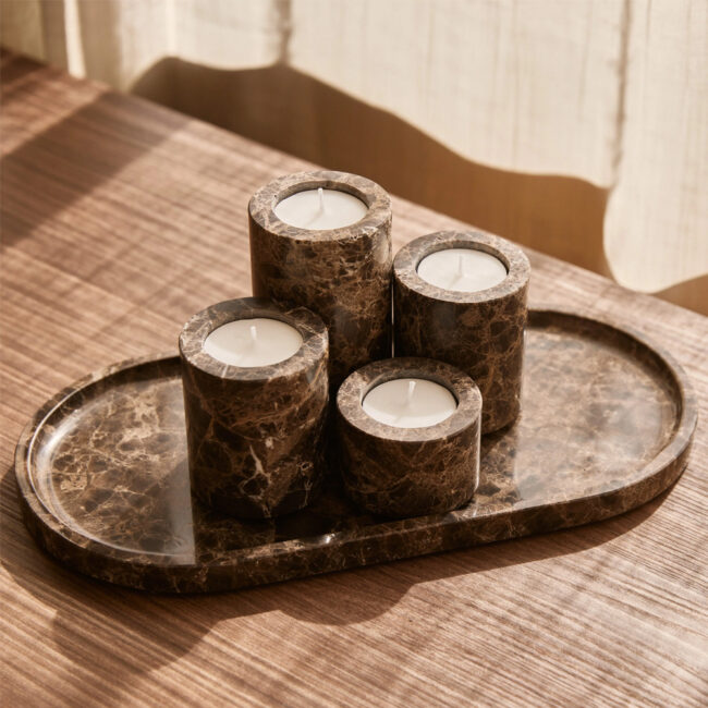 MARBLE TRAY OVAL 30X15CM - Image 4