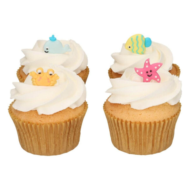 FUNCAKES SUGAR DECORATIONS SEA LIFE SET/8 - Image 3