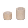 TEA LIGHT HOLDER CYLINDER TRAVERTINE