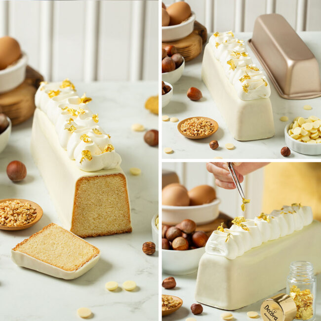SLIM CAKE PAN GOLD LINE - Image 3