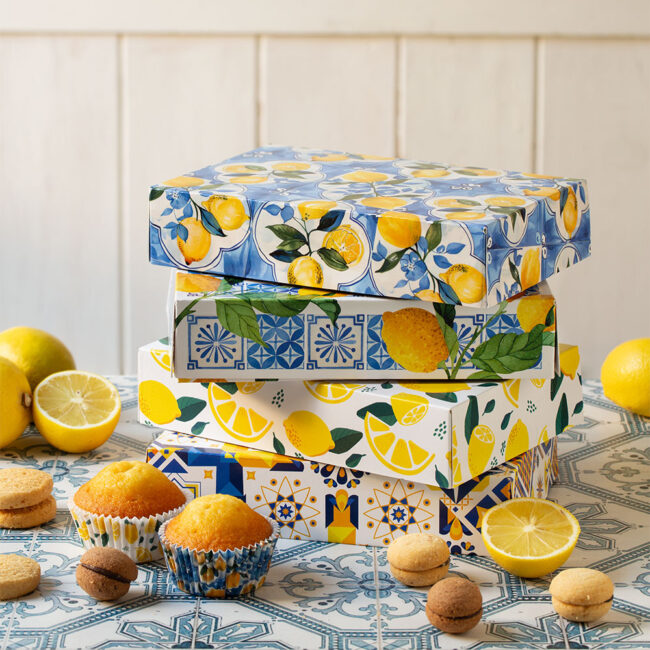 AMALFI TREAT BOX LEMON TILE 23.5X16X5CM - Image 3