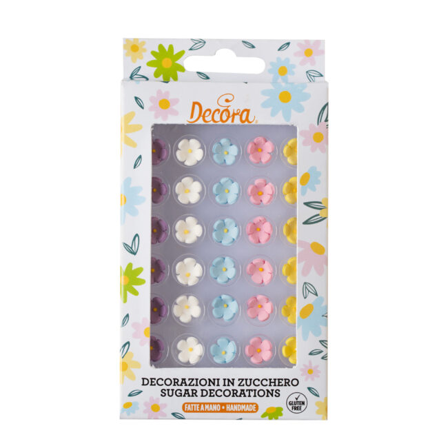 SMALL FLOWER SUGAR DECORATION 30PCS - Image 8