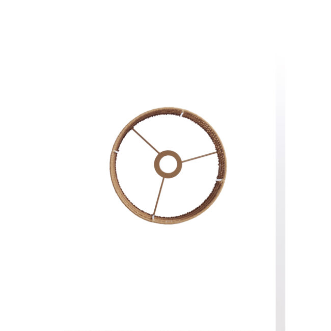 SHADE CYLINDER LANZANO RAFFIA NATURAL 25X30CM - Image 3