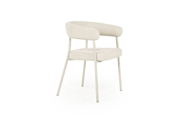 YOVI CHAIR BEIGE 55X57X77CM - Image 4
