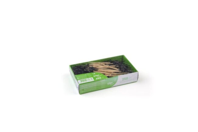 PICK BAMBOO WITH SMALL BLACK BALL 100MM 250PCS - Image 3
