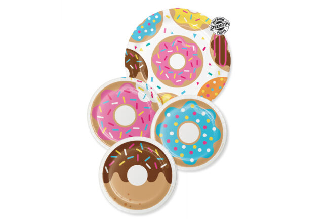 PLATE ASSORTED DONUT TIME 8PCS