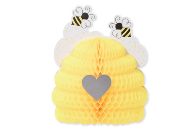SHAPED HONEYCOMB CENTERPIECE BUMBLEBEE BABY 1PCS
