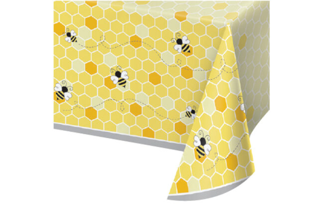 TABLECOVER PLASTIC ALL OVER PRINT BUMBLEBEE BABY 137CMX259CM