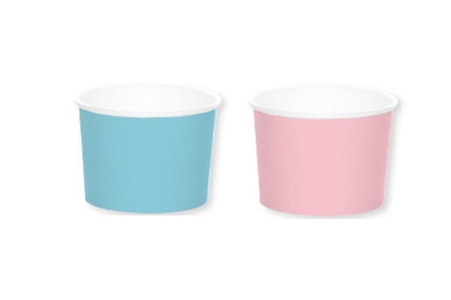 CUP TREAT PASTEL 9X6CM 8PCS
