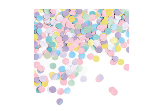 TISSUE CONFETTI 5OZ EASTER & SPRING DECOR PASTELS COLOUR