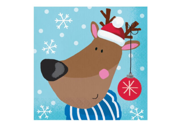 LUNCHEON NAPKINS 2PLY JOLLY CHARACTERS 16PCS