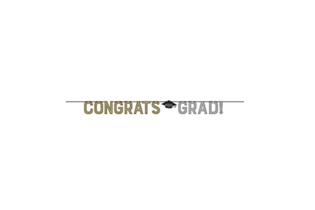 BANNER SHAPED WITH RIBBON GRAD GLAMOR 15X244CM