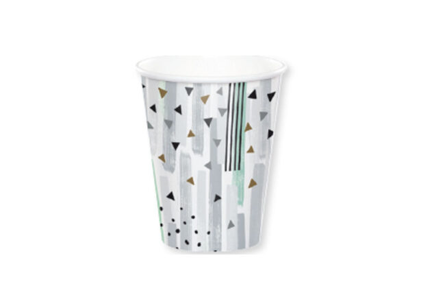 HOT/COLD CUP 9OZ MINTED MILESTONE 8PCS