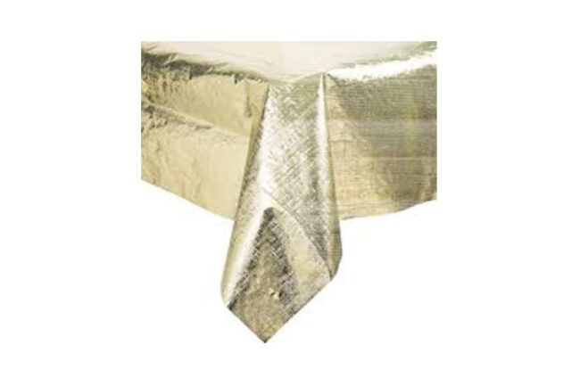 TABLECOVER GOLD METALLIC