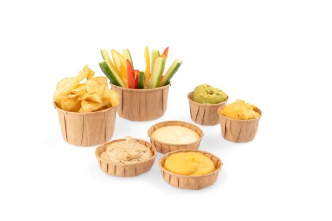 SOUFFLE POT PAPER (FSC) ROUND BROWN 200PCS - Image 2