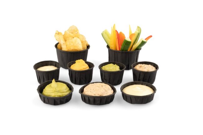 SOUFFLE POT PAPER (FSC) ROUND BLACK 2.0OZ / 60ML 200PCS - Image 3