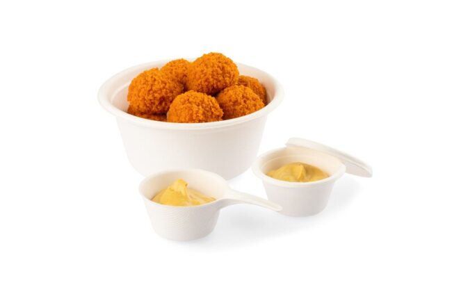 SENZA SUGARCANE BOWL ROUND STRAIGHT HIGH 100CL 160X82MM 40PCS - Image 2