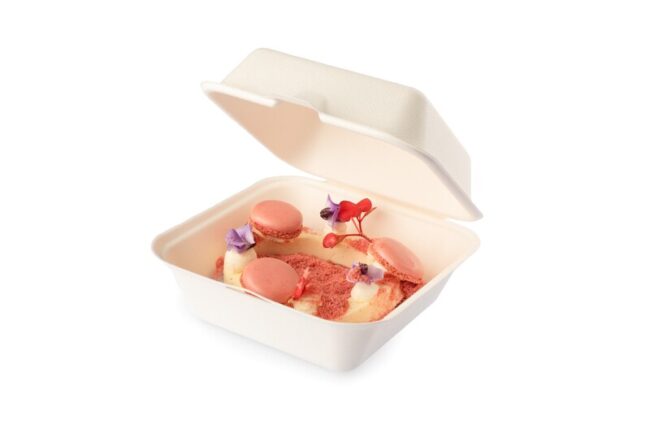 SENZA SUGARCANE BURGER BOX B11 155X155X80CM 40PCS - Image 3
