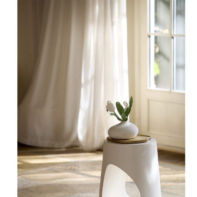 VASE DECO ASSAGO CERAMICS CREAM 18X15.5X11.5CM - Image 3