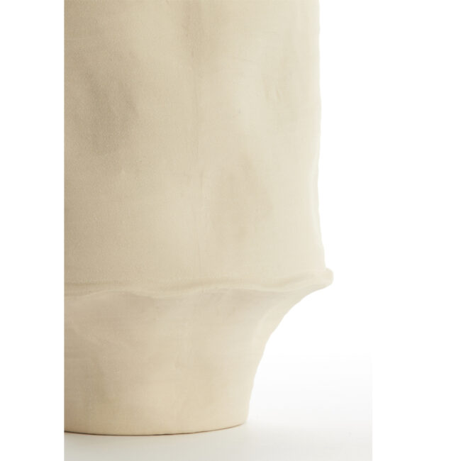 VASE DECO CORSICO CERAMICS MATT CREAM  25X38CM - Image 3
