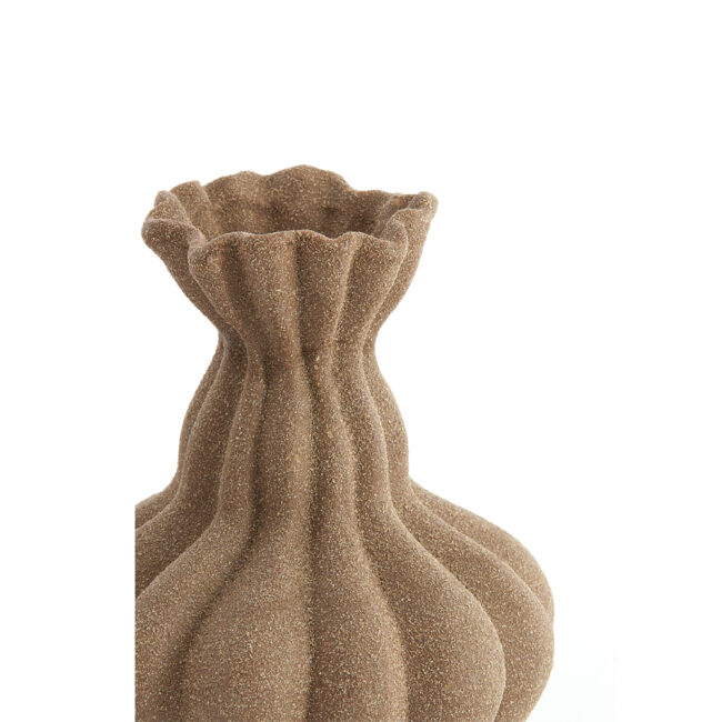 VASE DECO SILLIAN CERAMICS MATT BROWN - Image 4