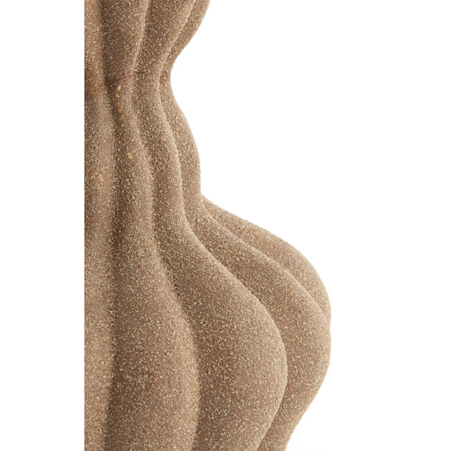 VASE DECO SILLIAN CERAMICS MATT BROWN - Image 5