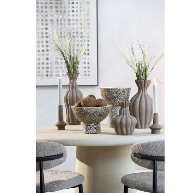 VASE DECO SILLIAN CERAMICS MATT BROWN - Image 6