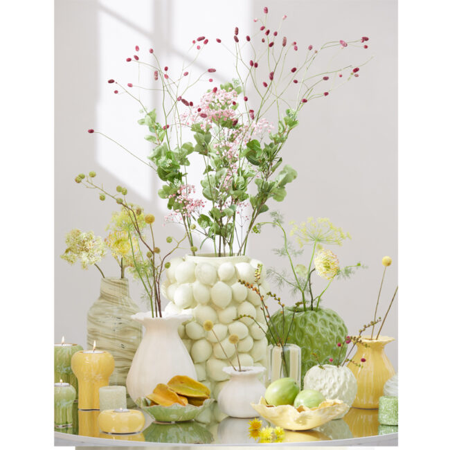 VASE DECO REWA CERAMICS CREAM 19.5X25CM - Image 3