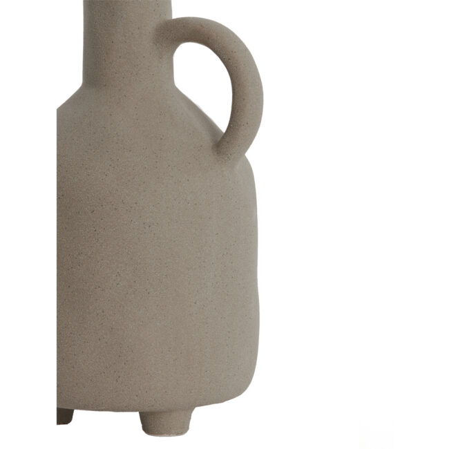 VASE DECO JONAI CERAMICS MATT BROWN 12X11X21.5CM - Image 3