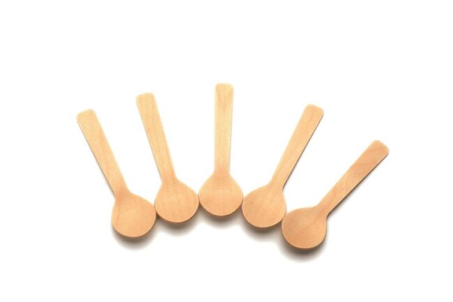 WOODEN SPOON 100mm 100PCS