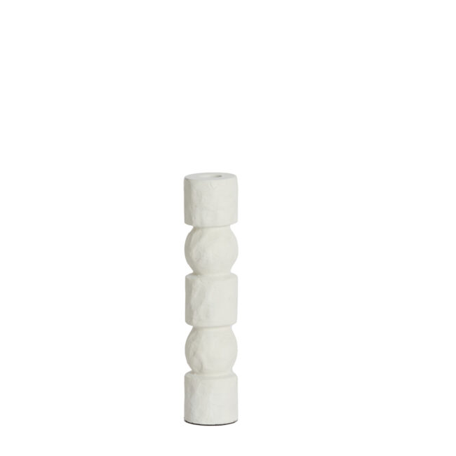 CANDLE STICK 6X25CM AKTA CREAM