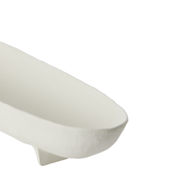 DISH ON BASE ROSANA CREAM 50X14X9CM - Image 3