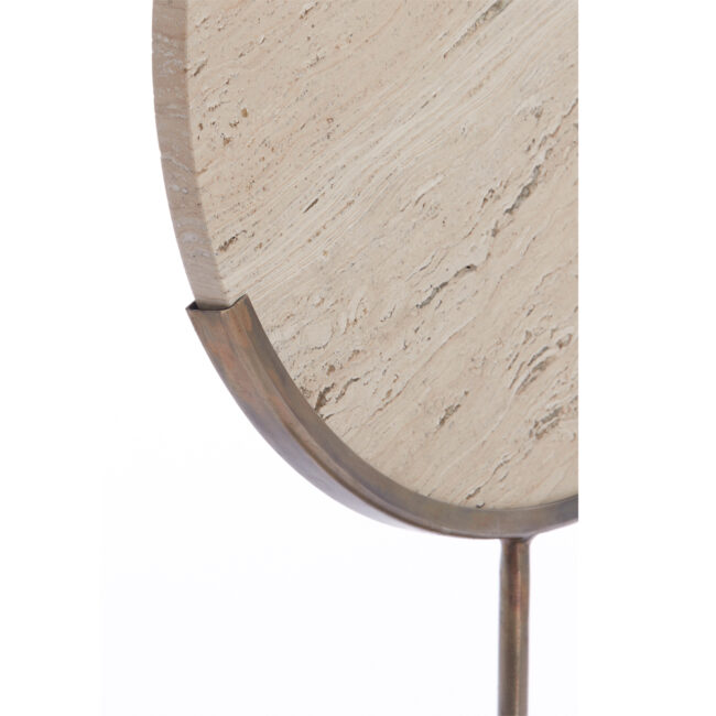 ORNAMENT ON BASE MORENO SAND TRAVERTINE 25.5X10X38.5CM - Image 3